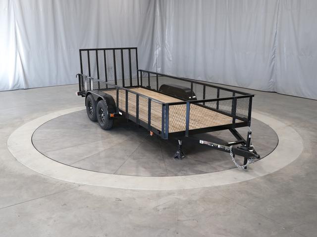 Carry-On Remolque utilitario de doble eje con laterales altos, de 6'4" x 16