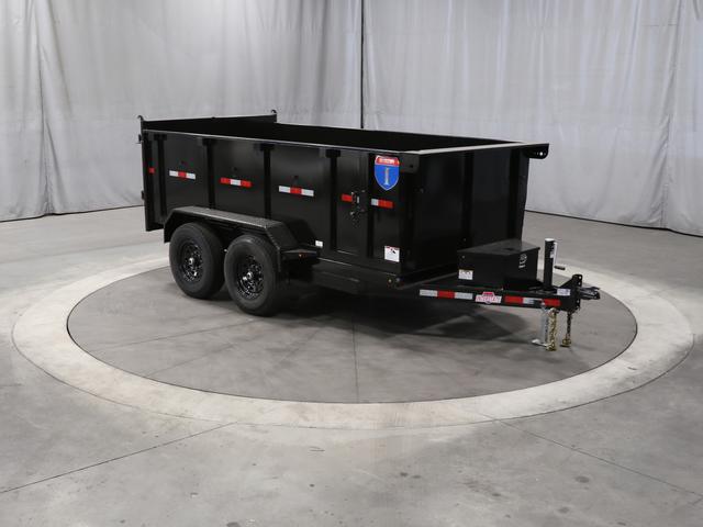 Interstate Remolque basculante LoadRunner de 6 x 12 con enganche de parachoques y capacidad de 12K