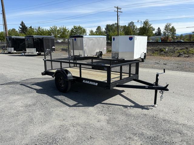 5 X 10 Karavan Modular Utility Trailer with 18" Mesh Wall Kit