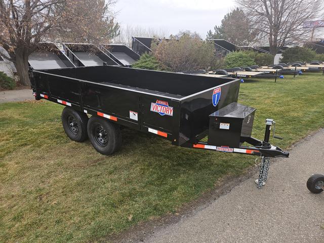 6 X 12 Interstate Victory Bumper Pull Dump 10K Trailer