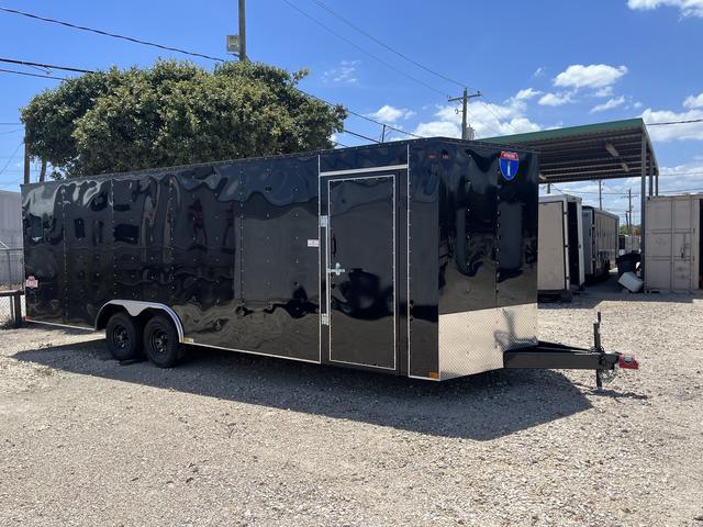 102 X 24 Interstate ' Victory V-Nose Enclosed Car Carrier Trailer