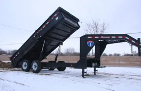Gooseneck Dump Trailers detail