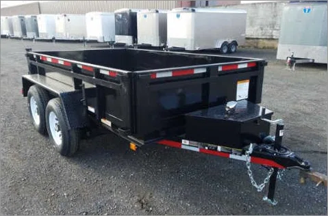 6-Foot-Wide Dump Trailers