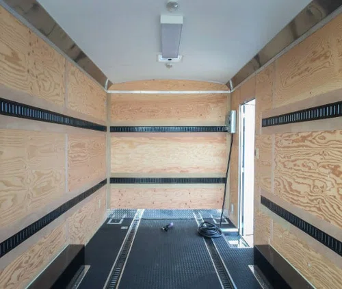 E-Track Recessed in Wall and Floor